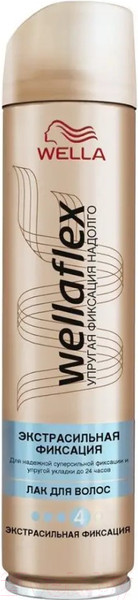 Изображение товара Лак для укладки волос Wellaflex Экстрасильной фиксации (250мл)