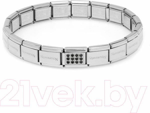 Изображение товара Звено для браслета NominatioN Черное паве 330307/10