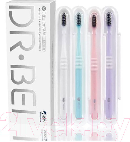 Изображение товара Набор зубных щеток Dr. Bei Bass Comfort (4шт)