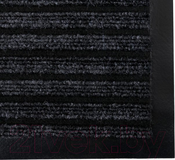 Изображение товара Коврик грязезащитный Kovroff Барьер ребристый 50x80 / 21402 (серый)