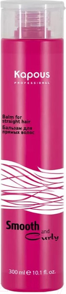 Изображение товара Бальзам для волос Kapous Smooth And Curly для прямых волос / 2647 (300мл)
