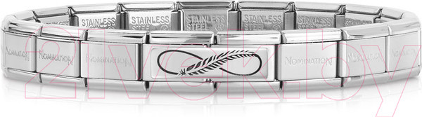 Изображение товара Звено для браслета NominatioN Перо бесконечности 330710/12
