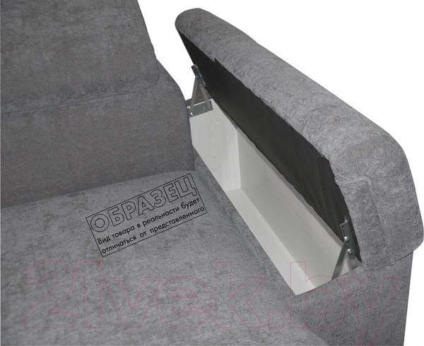 Изображение товара Диван угловой Домовой Норд-Б 4УСПЗм-0ПГ (Verona-CH 724)