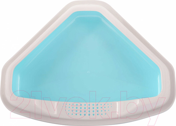 Изображение товара Туалет-лоток Альтернатива Мур-мяу / М7849 (голубой)