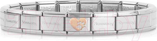 Изображение товара Звено для браслета NominatioN Сердце с лапой 430104/12