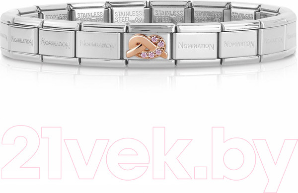 Изображение товара Звено для браслета NominatioN Розовый узел 430302/07
