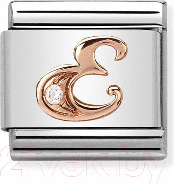 Изображение товара Звено для браслета NominatioN Буква E 430310/05