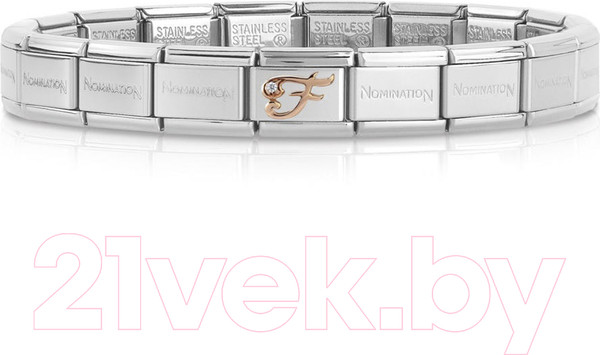 Изображение товара Звено для браслета NominatioN Буква F 430310/06
