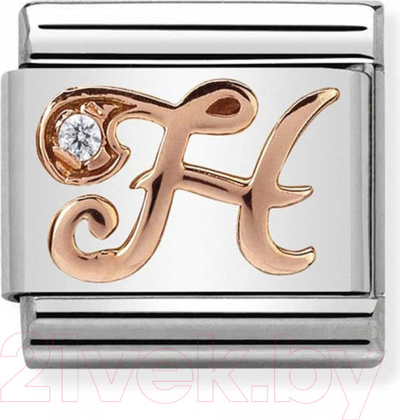 Изображение товара Звено для браслета NominatioN Буква H 430310/08
