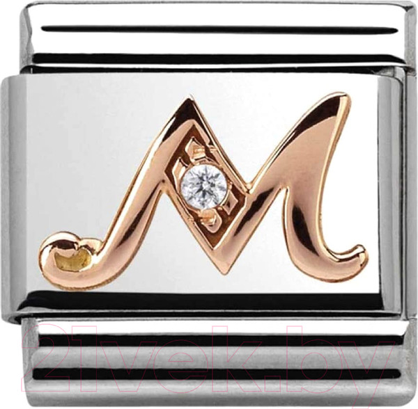 Изображение товара Звено для браслета NominatioN Буква M 430310/13