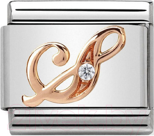 Изображение товара Звено для браслета NominatioN Буква S 430310/19
