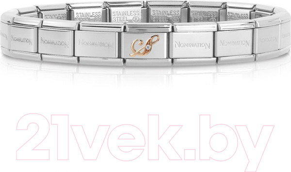 Изображение товара Звено для браслета NominatioN Буква S 430310/19