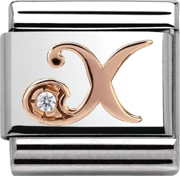 Изображение товара Звено для браслета NominatioN Буква X 430310/24
