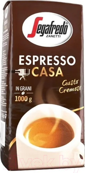 Изображение товара Кофе в зернах Segafredo Zanetti Espresso Casa / 200.001.075 (1кг)