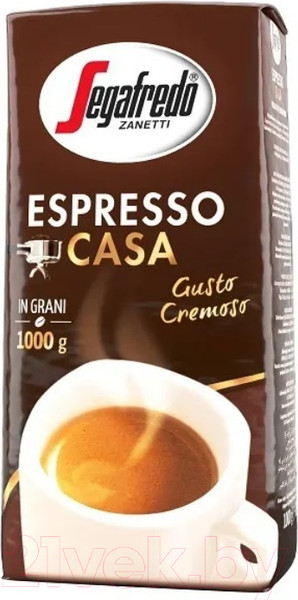 Изображение товара Кофе в зернах Segafredo Zanetti Espresso Casa / 200.001.075 (1кг)