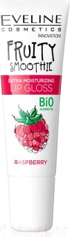 Изображение товара Блеск для губ Eveline Cosmetics Fruity Smoothie Raspberry (12мл)