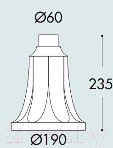 Изображение товара Столб для уличного светильника Fumagalli 000.113.000.B0
