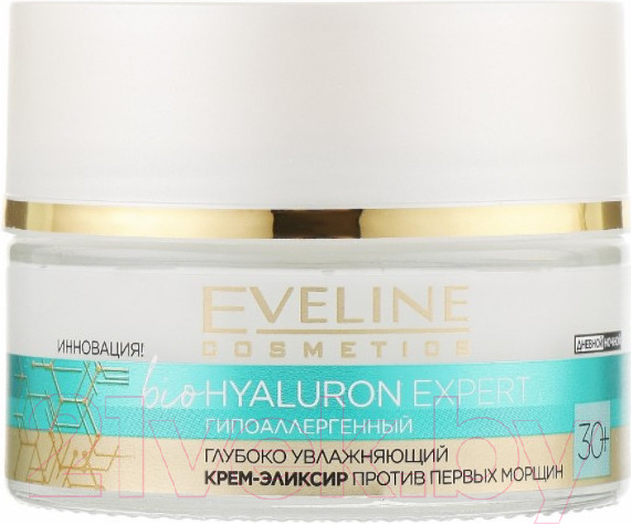 Изображение товара Крем для лица Eveline Cosmetics Biohyaluron Expert Против первых морщин 30+ (50мл)