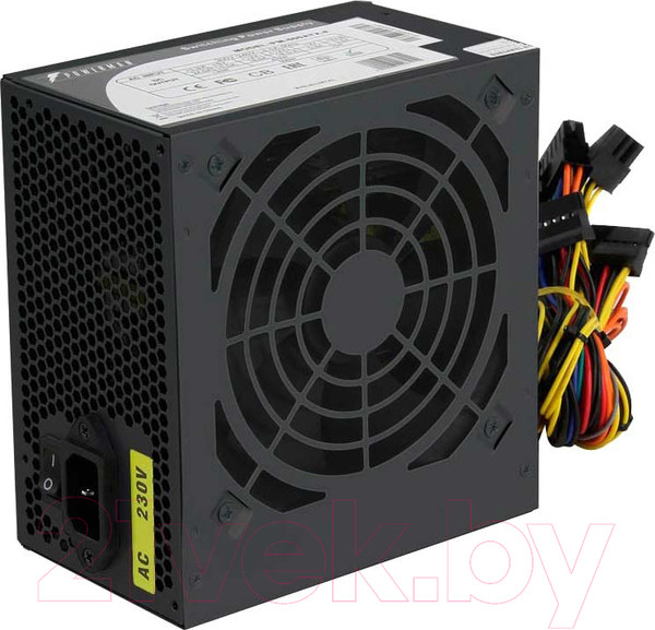 Изображение товара Блок питания для компьютера PowerMan PM-600ATX-F-BL (600W, черный)