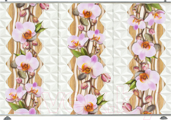 Изображение товара Экран для ванны Comfort Alumin Group Сеньора орхидея 73x50 (торцевой)