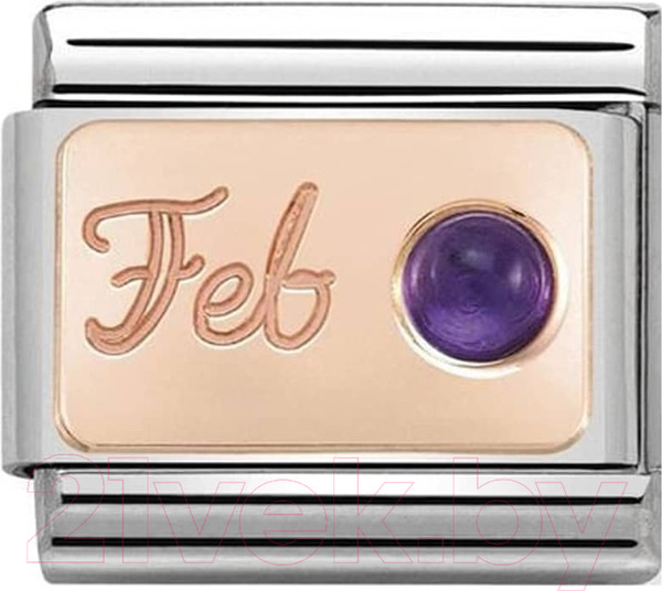 Изображение товара Звено для браслета NominatioN Февраль 430508/02