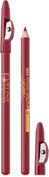 Изображение товара Карандаш для губ Eveline Cosmetics Max Intense 30 Berry Rose