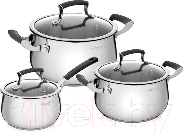 Изображение товара Набор кастрюль Vensal Nouvel Accord / VS1520