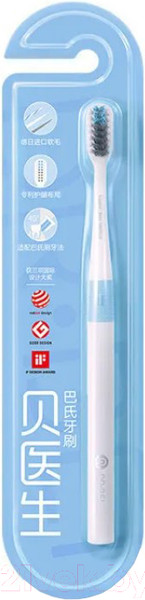 Изображение товара Зубная щетка Dr. Bei Bass Classic Pothook (Blue)