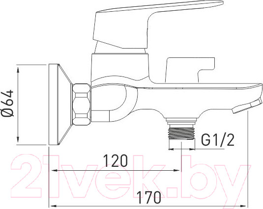 Изображение товара Смеситель Gross Aqua 2250520C