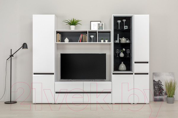 Изображение товара Полка Mobi Сидней 15.57 (белый премиум/черный 0190 PE)