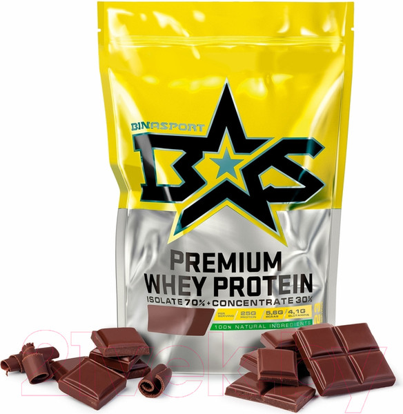 Изображение товара Протеин Binasport Премиум Вэй (750г, шоколад)
