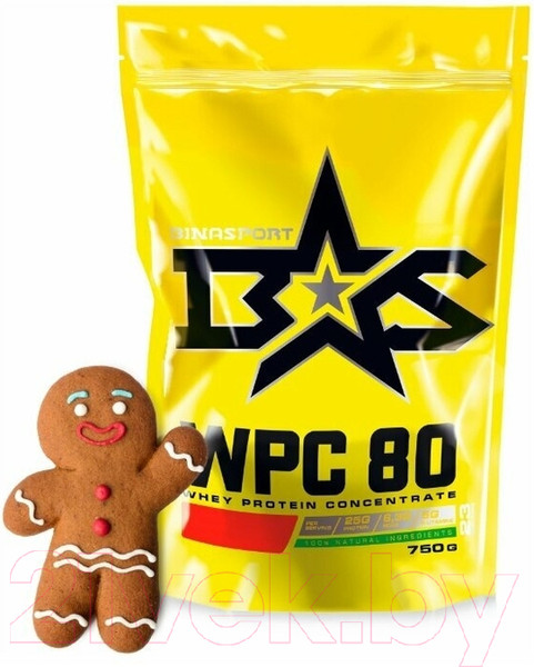 Изображение товара Протеин Binasport ВиПиСи 80 (750г, имбирный пряник)