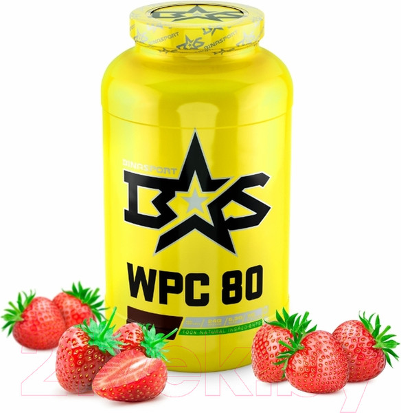 Изображение товара Протеин Binasport ВиПиСи 80 (1300г, клубника)