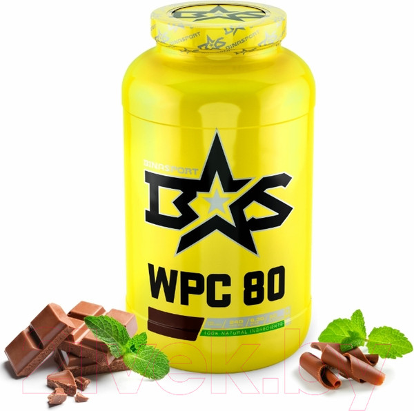 Изображение товара Протеин Binasport ВиПиСи 80 (2000г, шоколад и мята)