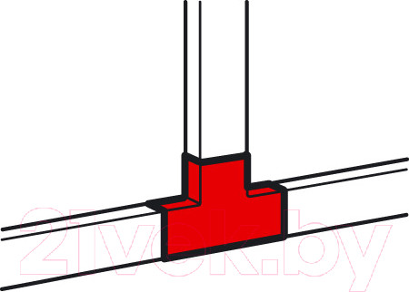 Изображение товара Угол плоский для кабель-канала Legrand Metra 638199