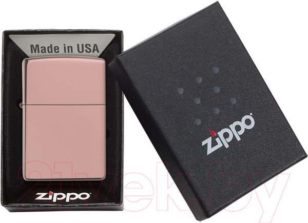 Изображение товара Зажигалка Zippo Classic / 49190 (розовое золото)