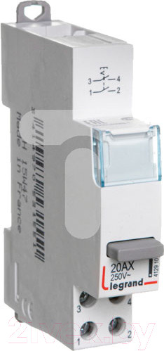 Изображение товара Выключатель автоматический Legrand CX3 20А 2НО 1М / 412910