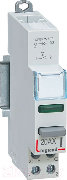 Изображение товара Выключатель автоматический Legrand CX3 20А 1НО 1М / 412914