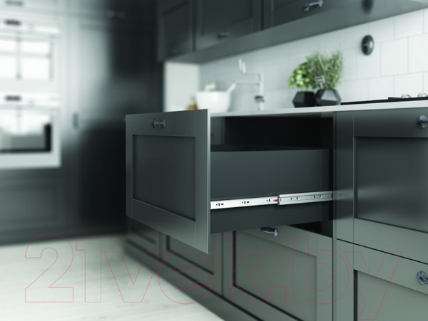 Изображение товара Комплект направляющих мебельных Samet So-Class / 11661451000 (шариковые без доводчика 46/250мм)