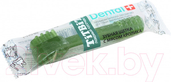 Изображение товара Лакомство для собак TiTBiT Dental+ Зубная щетка с мясом кролика / 19887