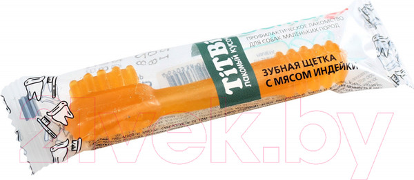 Изображение товара Лакомство для собак TiTBiT Dental+ Зубная щетка с мясом индейки / 19863