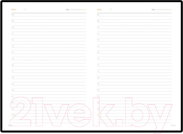 Изображение товара Ежедневник Bruno Visconti Polo / 3-515.03 (черный)