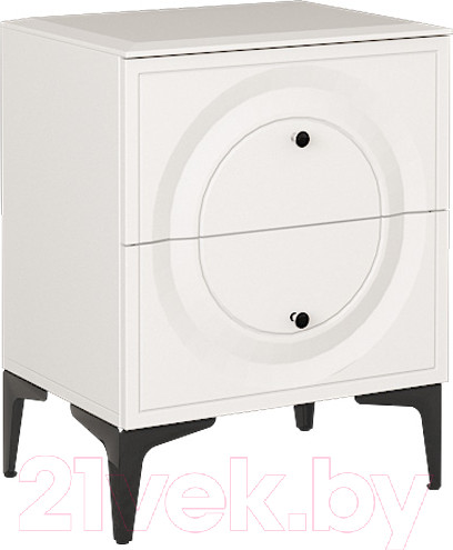 Изображение товара Прикроватная тумба Mobi Валенсия 13.291 (белый РЕ шагрень/белый шагрень ПВХ)