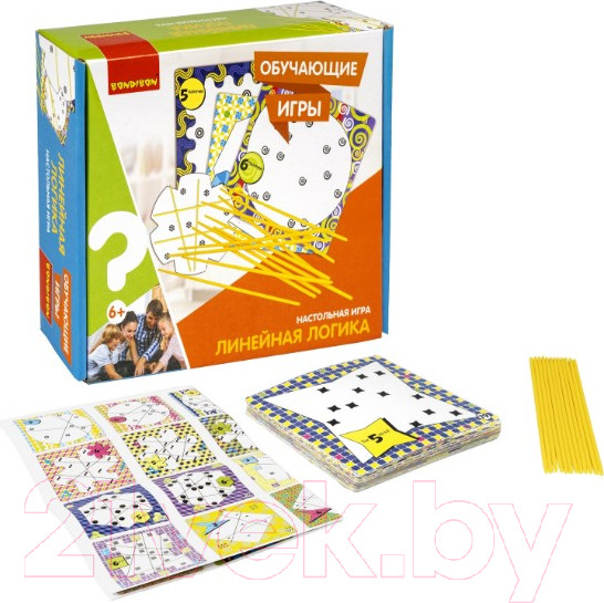 Изображение товара Развивающий игровой набор Bondibon Линейная логика / ВВ5053