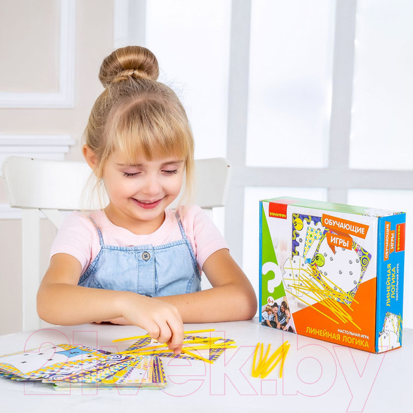Изображение товара Развивающий игровой набор Bondibon Линейная логика / ВВ5053