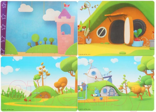 Изображение товара Развивающий игровой набор Умные игры Ми-ми-мишки. Липучки из пластика / 4680107902016