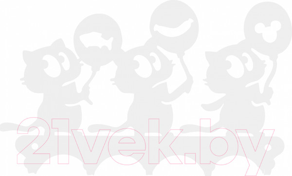 Изображение товара Ключница настенная KN Коты (белый)