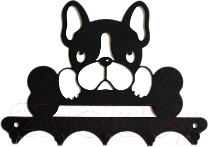 Изображение товара Ключница настенная KN Собака (черный)