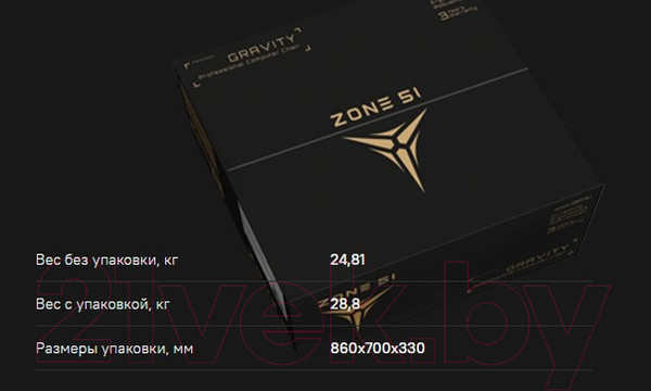 Изображение товара Кресло геймерское Zone 51 Gravity (черный)