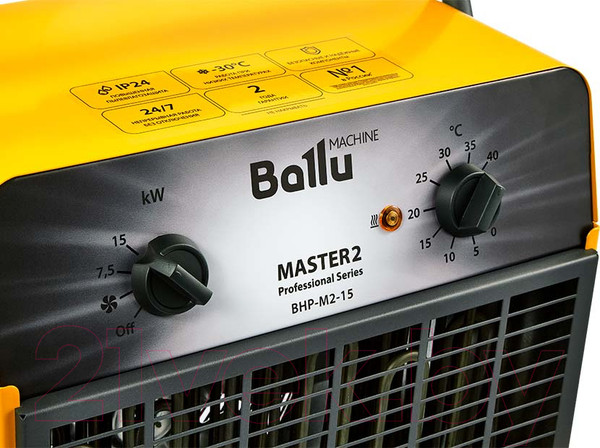Изображение товара Тепловая пушка электрическая Ballu BHP-M2-15